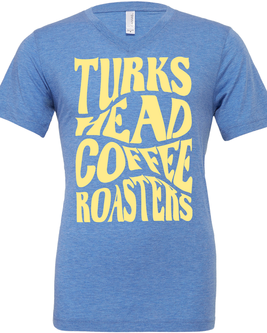 THC Blue Groovy V Neck